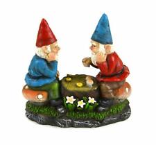 Miniature Fairy Gnome Garden Gnomes Playing Chess - Buy 3 Save $5 picture