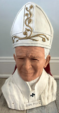 RARE 1979 VINTAGE POPE JOHN PAUL II BUST SCULPTURE STATUE 18