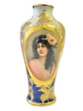 19c Royal Vienna Porcelain Antique Vase Signed Wagner picture