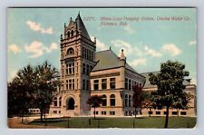 Florence NE-Nebraska, Minne-Lusa Pumping Station, Water Co, Vintage Postcard picture