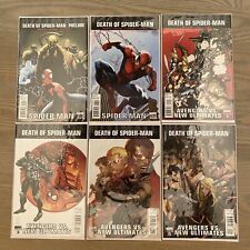 Ultimate Death Spider-Man Lot Of 6 Comics Issue #155 156 Avengers Vs Ult 1 3 4 5 picture