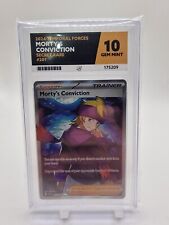 Pokemon TCG Morty's Conviction 201/162 Temporal Forces ACE GRADED 10  picture