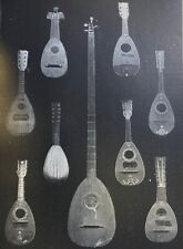 1894 Rare Musical Instruments Kennare Vina Sursanga African Marimba illustrated picture