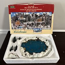 Lemax Village Landscape Christmas Poly-Resin Mill Pond Set of 6 #94387A 1999 picture