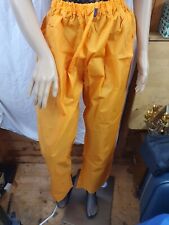 British Rail Orange Waterproof Over Trousers Size C New picture