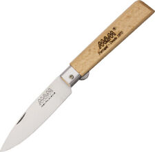 MAM Medium Linerlock Beechwood Folding Stainless Drop Point Pocket Knife 3AB picture