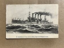 Postcard Navy Ship Spanish American War China Japan Philippine Waters picture