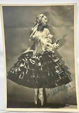 NINA  VERCHININA    -  BALLET  DANCER  -  AUTOGRAPHED  PHOTO picture