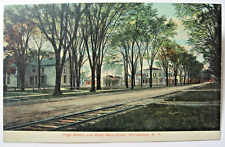1910 era High School & West Main Street, Whitesboro, N.Y. postcard (No. 1) picture