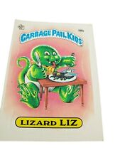 VTG 1985 Lizard Liz # 38b Topps Garbage Pail kids GPK series 1 sticker card SN picture
