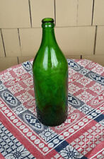 OLD NEWBURY Beverages Green Embossed  Soda Pop Bottle NEWBURY MASS MA picture