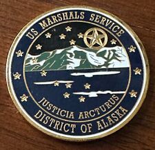 US Marshals Service District of Alaska AK Challenge Coin picture
