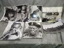 7 LARGE Weldon King c 1960's Africa Photos-Time Life Photographer - sgnd w/notes picture
