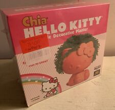 Hello Kitty Chia Pet Decorative Pottery Planter Terra-Cotta Factor Sealed NEW picture