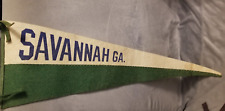 Vintage 1930-1940s Savannah, Georgia, felt pennant.  picture