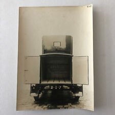Antique Delahaye Truck Van Photo Photograph with Company Embossed Stamp Vintage  picture
