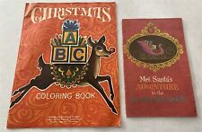 1960's Montgomery Ward Chritmas RudolphRed Nose Reindeer coloring & other book picture