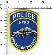 DRIVING INSTRUCTOR --- NEW YORK POLICE COLLECTIBLE PATCH NYPD picture