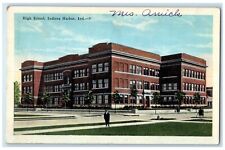 c1920 High School Exterior Building Indiana Harbor Indiana IN Vintage Postcard picture