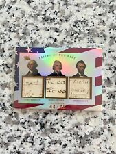 2023 Pieces Of The Past - Washington/Jefferson/Lincoln - Handwritten Relic picture