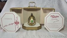 THEO FABERGE CRYSTAL FOUR SEASON EGG VERMEIL THE ST. PETERSBURG COLLECTION #729 picture