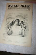 Harper's Weekly  1/24/1885 Liberty Bell Ringing in the End of Slavery Freedom picture