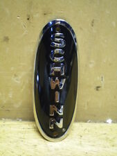 New Schwinn Approved Black Phantom & Panther Brass Bicycle Badge picture