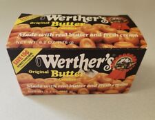 Vintage Werther's Original Butter Candies Empty Box Advertising 80's Prop Rare  picture