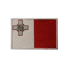 Malta Country Flag Patch Iron On Patch Sew On Badge Embroidered Patch picture