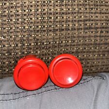 SET OF 2. ARCADE 1UP REPLACEMENT OEM ORIGINAL BUTTONS - YELLOW picture