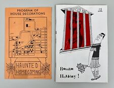 1953 Colorado University Days Program Roman Holiday theme + Haunted Homecoming picture