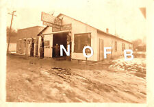 c. 1925 - Two Original Photos, Osborne Filling Station - Winnebago, Illinois picture