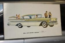 Vintage Original 1958 Chevrolet Bel Air Sport Sedan Dealership Advertising Sign picture