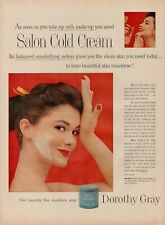 1957 Health Beauty Dorothy Gray Salon Cold Cream 50s Vintage Print Ad Cosmetics picture