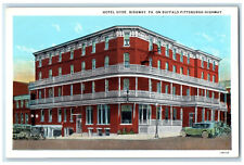 c1930's On Buffalo-Pittsburgh Highway Hotel Hyde Ridgway PA Postcard picture