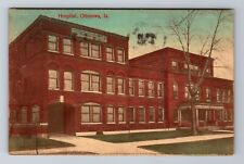 Ottumwa IA-Iowa, Hospital, Antique, Vintage c1909 Postcard picture