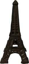 6” Cast Iron Eiffel Tower Figurine Desk Decor Paris France Vintage Accessory picture