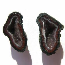 Tabasco Mexican Geode Polished Halves for Earrings Jewelry and Display   TEX1676 picture