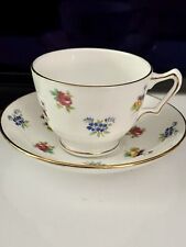 Crown Staffordshire England Fine Bone China Tea Cup And SaucerGold Decor picture