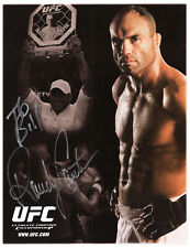 RANDY COUTURE HAND SIGNED 8x11 COLOR PHOTO+COA         UFC LEGEND     TO BILL picture