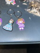 Lot Of 4 Silicone Doll Keychains picture