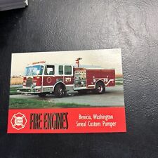 Jb29 Fire Engines Series Three 1994 benicia washington #217 Smeal Custom Pumper picture