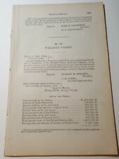 1875 train document WALLKILL VALLEY RAILROAD Kingston New Paltz Rondout NY picture