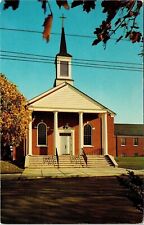 Mt Zion Evangelical United Brethren Church Akron PA Pennsylvania Postcard VTG picture
