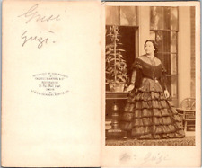 Caldesi, London, Giulia Grizi, Vintage Soprano CDV albumen print.Grisi Giulia, picture