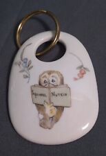 Royal Albert Beatrix Potter Squirrel Nutkin Porcelain Key Ring Key Fob  picture