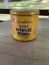 Vintage 1987 Original Wheat Thins Limited Edition Tin 13oz picture