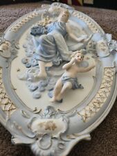 Vnt. 3D Rococo Porcelain Wall Plaque picture