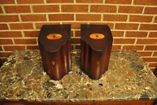Antique Georgian Style Inlaid Mahogany Knife Boxes - A Pair picture