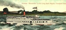 Postcard c1907 Steamer Brockville long Sault Rapids Thousand Island picture